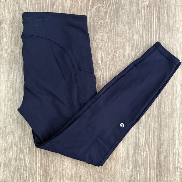 lululemon athletica Pants - Lululemon Speed Up Tight *Full-On Luxtreme 28" Size 10 Navy